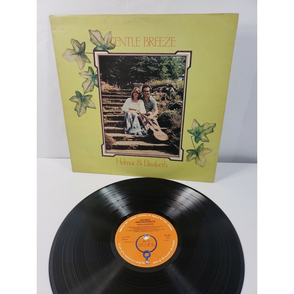 HELMUT‎ & ELISABETH * GENTLE BREEZE * FOLK GOSPEL VINYL LP 1976 UK Import EX